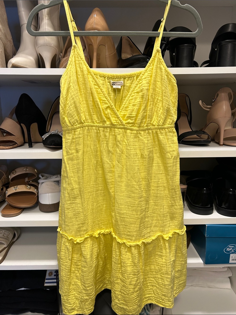 Billabong Bright Yellow Mini Sundress